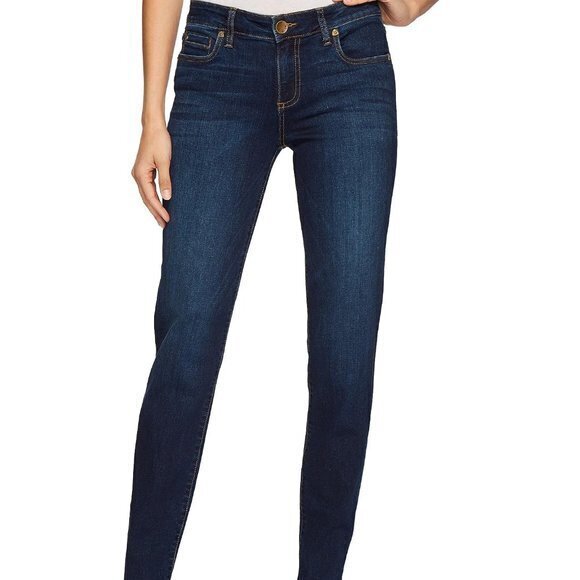 KUT‎ from the Kloth  Diana Skinny Jeans Blue Denim Womens Size 4 Pants - Picture 1 of 11